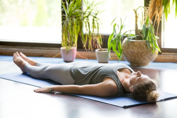 Yoga Pose Savasana Yoga Pose Savasana