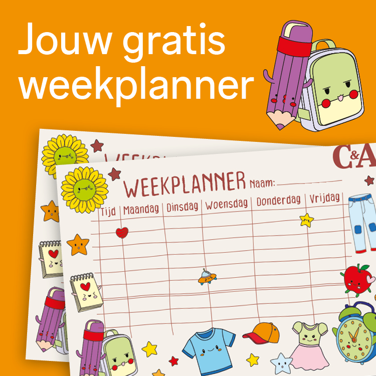Gratis weekplanner voor kids!