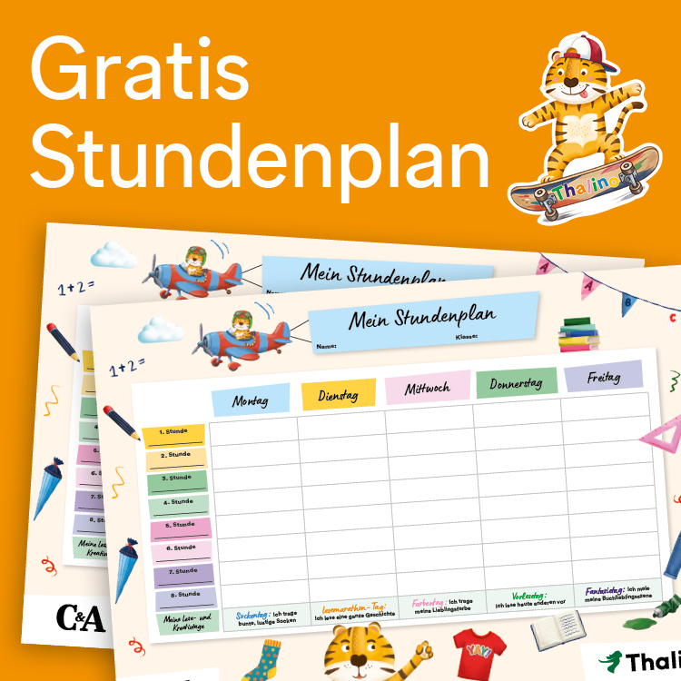 Gratis Thalia Stundenplan + Überraschung!